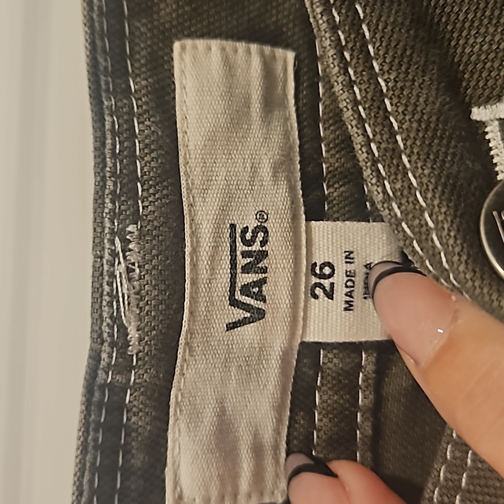 Vans | Army Green Pants | Size 26 - Picture 7 of 10